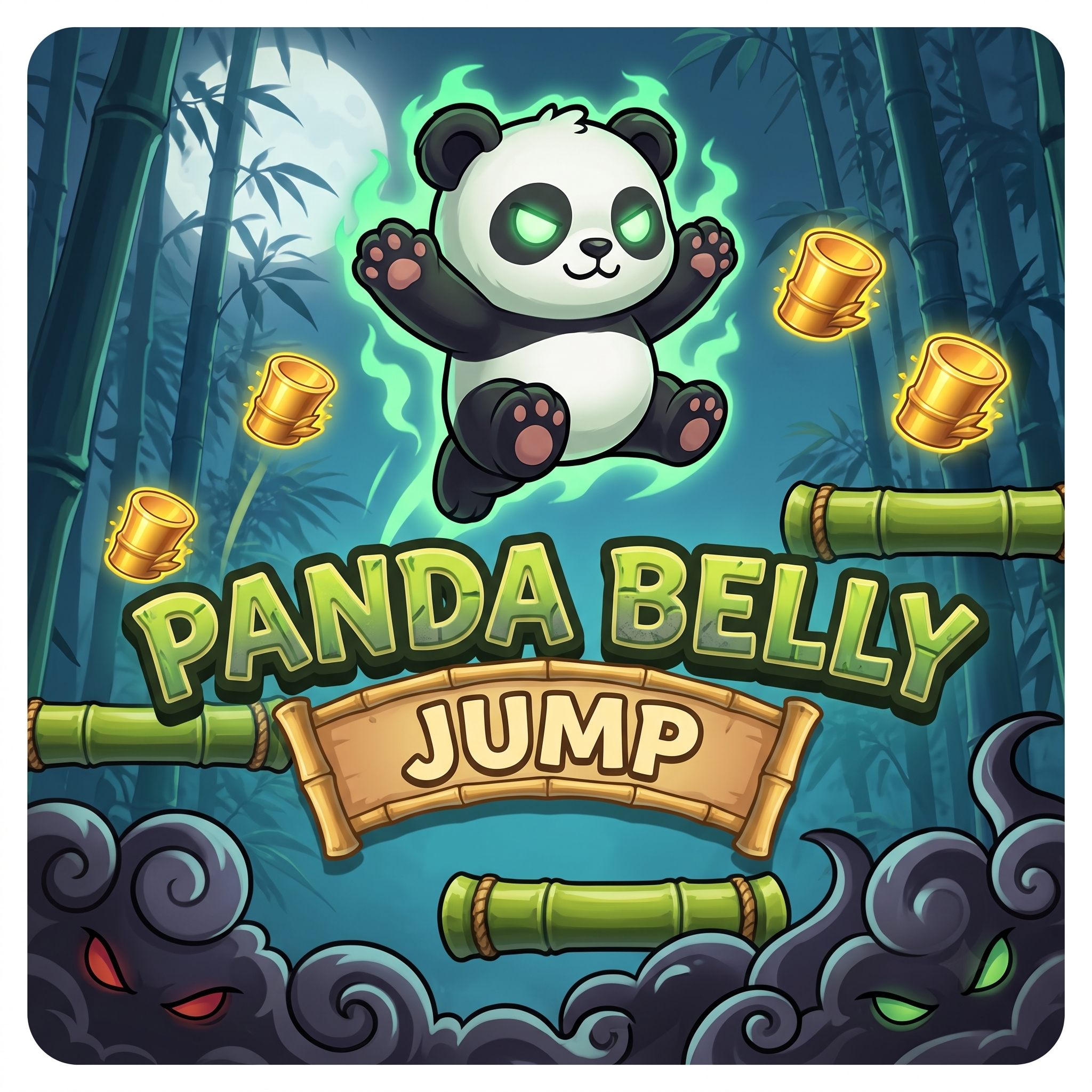 Panda Belly Jump Logo
